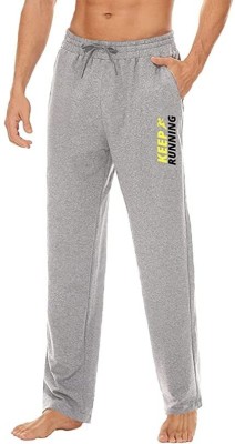 Kartblack Printed Men Grey Track Pants