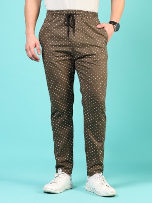 V-MART Printed Men Green Track Pants