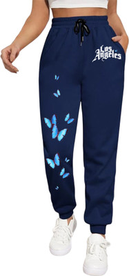 TABADTOD ENTERPRISES Graphic Print Women Blue Track Pants