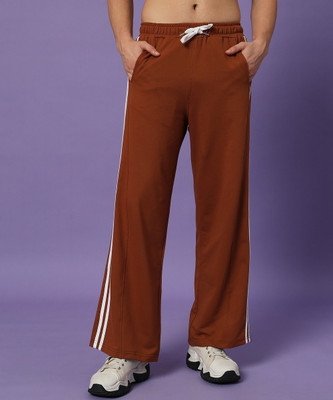 DOGMAN Solid Men Brown Track Pants
