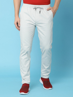 V-MART Solid Men Grey Track Pants