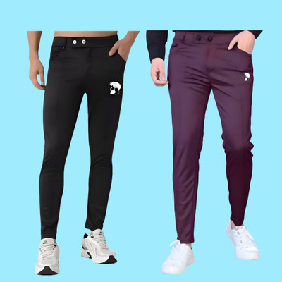 Vasan Solid Men Multicolor Track Pants