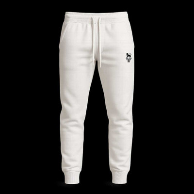 ALSUN Solid Men White Track Pants