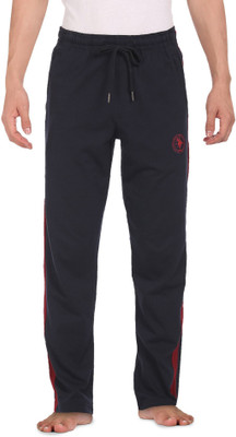 U.S. POLO ASSN. Printed Men Dark Blue Track Pants