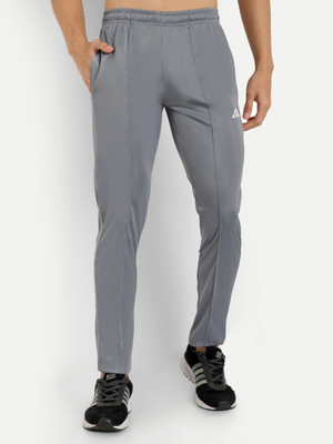 Adrenex Solid Men Grey Track Pants