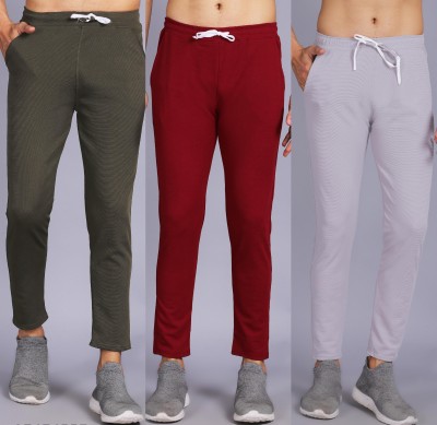 HRG Solid Men Multicolor Track Pants