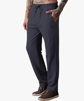 METRONAUT Solid Men Grey Track Pants