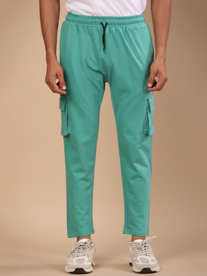 TISTABENE Solid Men Light Green Track Pants