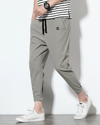 EyeBogler Solid Men Grey Track Pants