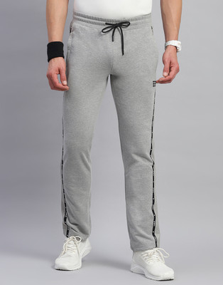 Rock.it Solid Men Grey Track Pants