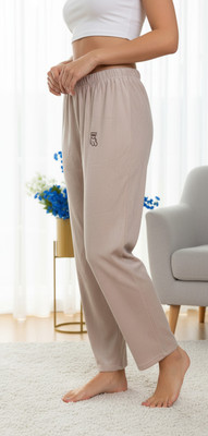 STYLE ON ME Solid Women Beige Track Pants