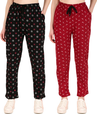Kiba Retail Printed Women Multicolor Track Pants