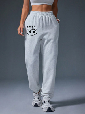 saahasam Printed Women Grey Track Pants