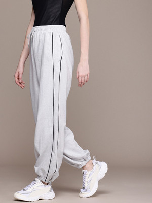 Roadster Solid Women Grey Track Pants