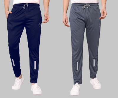 Moda Rapido Solid Men Grey Track Pants