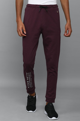 Allen Solly Printed Men Maroon Track Pants