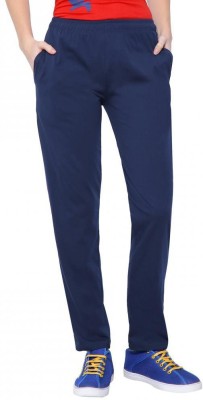 Dyca Solid Women Blue Track Pants