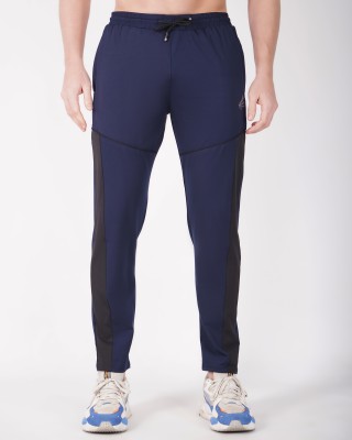 Detala Sports Solid Men Blue Track Pants