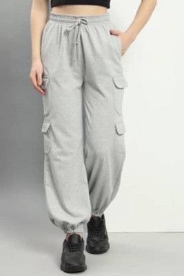 MISKIS Solid Women Grey Track Pants