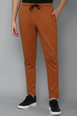 Allen Solly Solid Men Orange Track Pants
