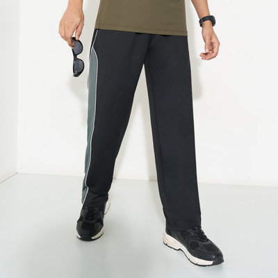 Ajile By Pantaloons Solid Men Grey Track Pants