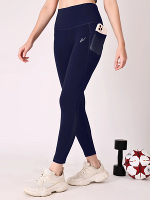 NEXSUS APPARELS Solid Women Dark Blue Track Pants