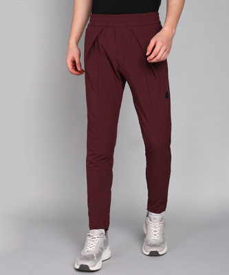 ADIDAS Solid Men Red Track Pants