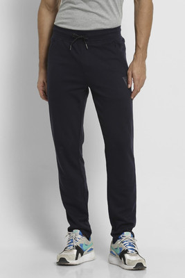 VAN HEUSEN Athleisure Smart Tech And Easy Stain Release Solid Men Blue Track Pants