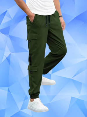 THE SARTHI FASHION TREND Solid Men Grey Track Pants