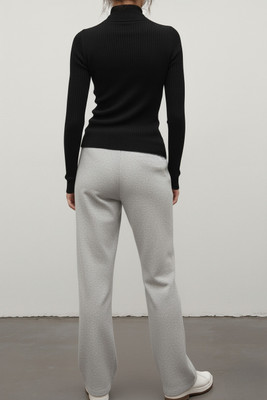 Dockstreet Solid Women Grey Track Pants