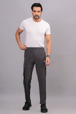 JP Creations Solid Men Grey Track Pants