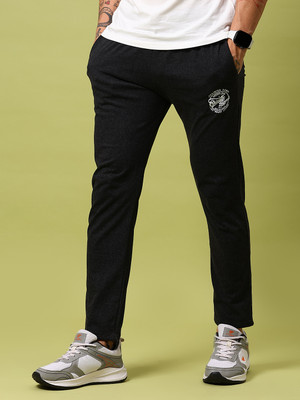 V-MART Solid Men Grey Track Pants