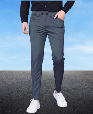 Nitya TrackP Solid Men Grey Track Pants