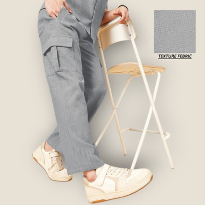 INDICLUB Solid Men Grey Track Pants