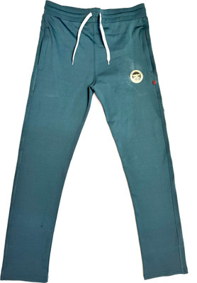 CUSCART Self Design Men Green Track Pants