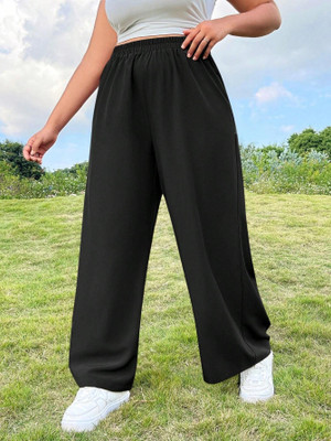 PROGENY Solid Women Black Track Pants