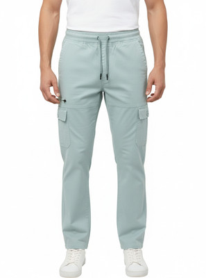 VOMAZO Solid Men Grey Track Pants