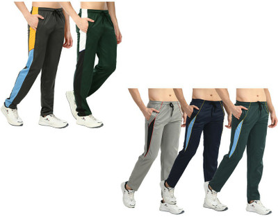 Indistar Solid Men Multicolor Track Pants