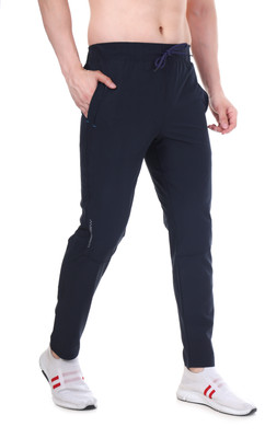 RENESSA SPORTS Solid Men Dark Blue Track Pants