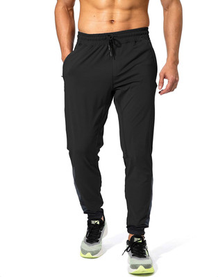 Neeba Solid Men Light Blue Track Pants