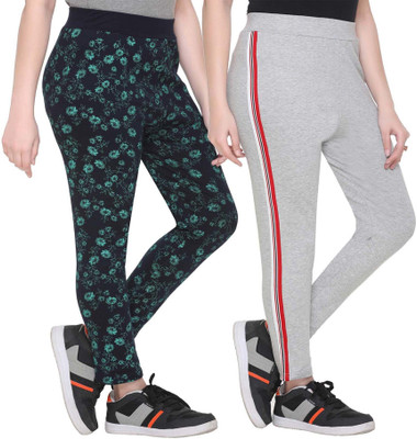 Weboasis Solid, Printed Women Multicolor Track Pants