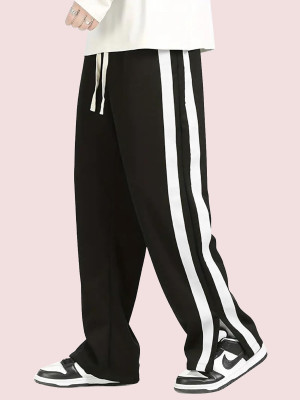 METRONAUT Striped Women White Track Pants