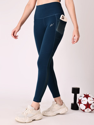 NEXSUS APPARELS Solid Women Blue Track Pants