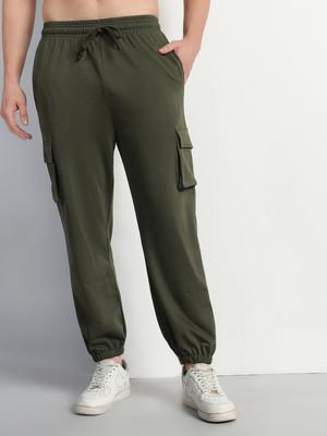 Q-Rious Regular Fit Men Green Trousers