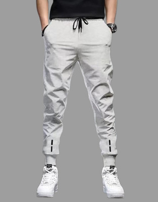 AR 9 Printed Men Grey Track Pants