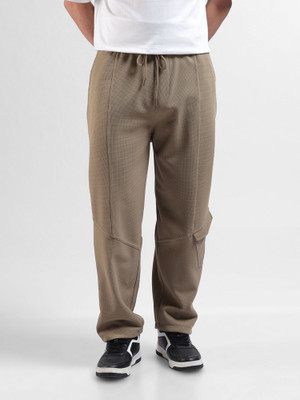 The Indian Garage Co. Solid Men Brown Track Pants
