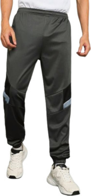 Qalm Brothers Solid Men Grey Track Pants