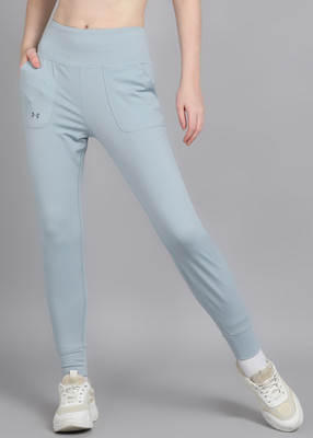 UNDER ARMOUR Solid Women Blue Track Pants