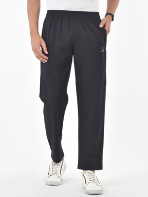 Ranbanka Solid Men Black Track Pants