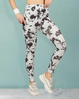BEYOGINI Printed Women Grey, Black Track Pants